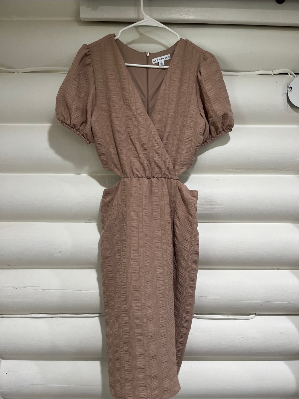 And Now This Tan Dress